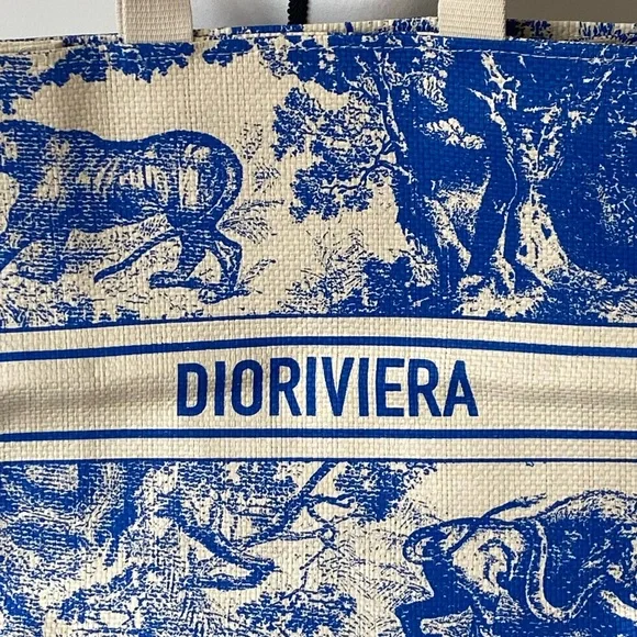💙Christian Dior Straw Dioriviera Tote